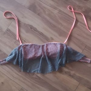 La vie en Rose aqua Bikini top